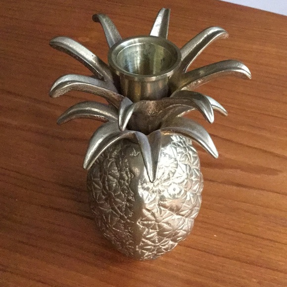 Vintage brass pineapple candle holder 🍍🕯 - Picture 4 of 6